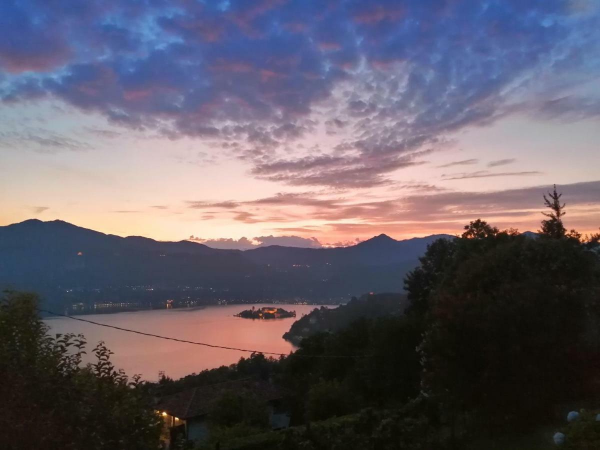 Terrazza Sul Lago Ameno Exterior foto